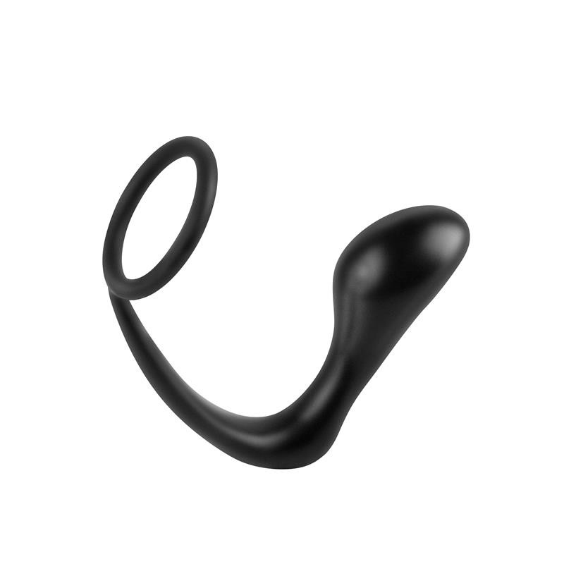Bootie Ring - Plug anale con anello maschile, stimolatore prostata Rossolimone