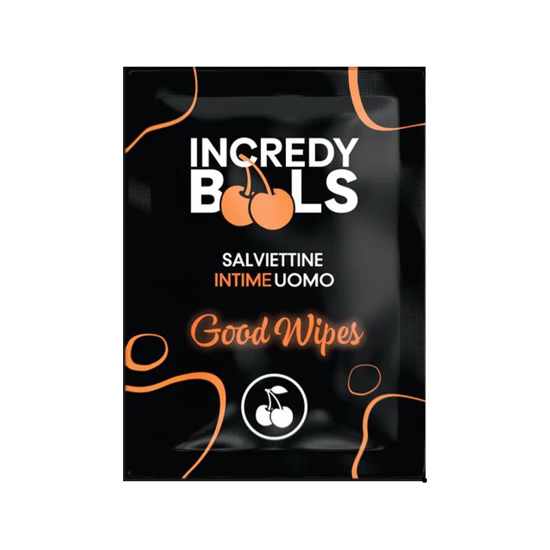 salviette intime maschili Good Wipes - incredy bools - rossolimone