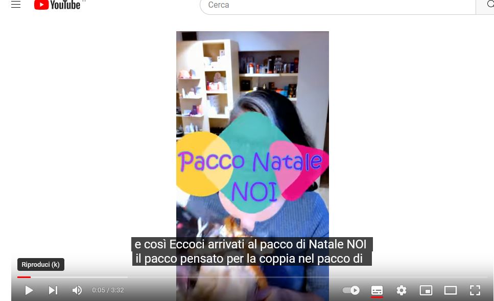 Pacco Natale Noi video youtube